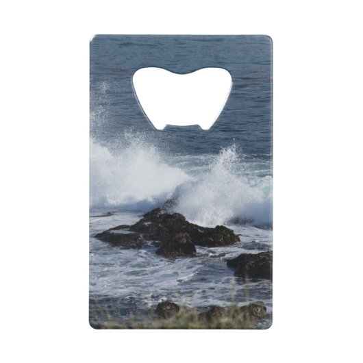 Het surf van de Stille Oceaan Creditkaart Flessenopener (Achterkant)