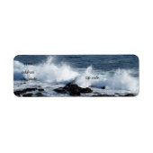 Het surf van de Stille Oceaan Etiket (Voorkant)