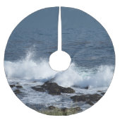 Het surf van de Stille Oceaan Kerstboom Rok (Voorkant)