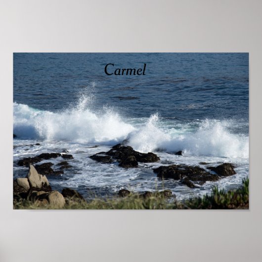 Het surf van de Stille Oceaan Poster (Voorkant)