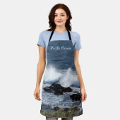 Het surf van de Stille Oceaan Schort (Gedragen)