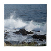 Het surf van de Stille Oceaan Tegeltje (Voorkant)