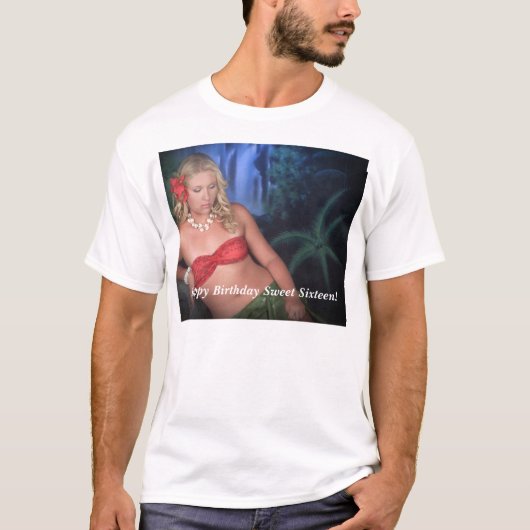 Het Surf van de Zomer, Weigand, C896-t, Happy Birt T-shirt (Voorkant)