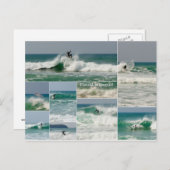 Het surfen Fistral Newquay Cornwall Wipeout Briefkaart (Voorkant / Achterkant)