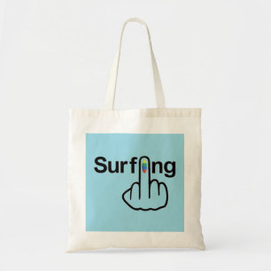 Het Surfen van de zak Tik Tote Bag