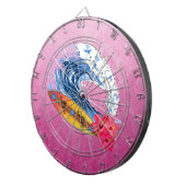 Het Surfen van Hawaï Dartbord (Voorkant Rechts)
