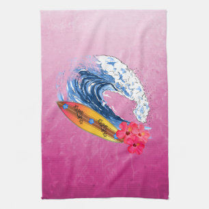 Het Surfen van Hawaï Theedoek