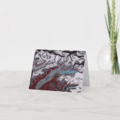 Het Susitna-gletsjer-Wenskaart Kaart (Voorkant)