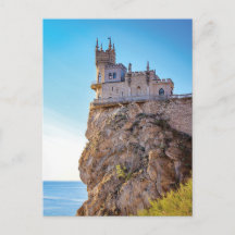 Het Swallow's Nest Castle Krim Oekraïne Briefkaart