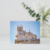 Het Swallow's Nest Castle Krim Oekraïne Briefkaart (Staand voorkant)