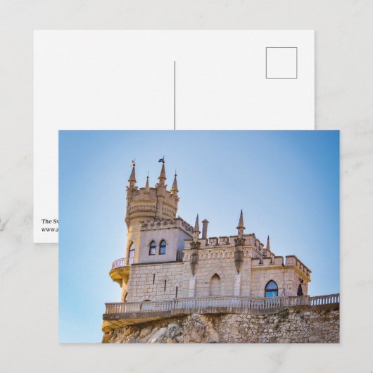 Het Swallow's Nest Castle Krim Oekraïne Briefkaart (Voorkant / Achterkant)