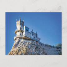 Het Swallow's Nest Castle Krim Oekraïne Briefkaart