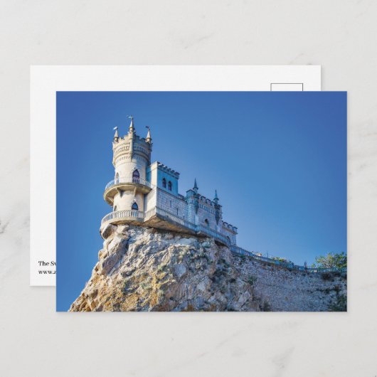 Het Swallow's Nest Castle Krim Oekraïne Briefkaart (Voorkant / Achterkant)