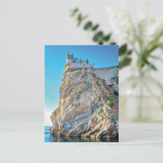 Het Swallow's Nest Castle Krim Oekraïne Briefkaart (Staand voorkant)