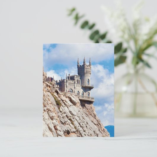 Het Swallow's Nest Castle Krim Oekraïne Briefkaart (Staand voorkant)