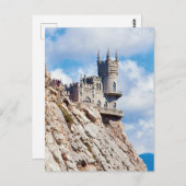 Het Swallow's Nest Castle Krim Oekraïne Briefkaart (Voorkant / Achterkant)