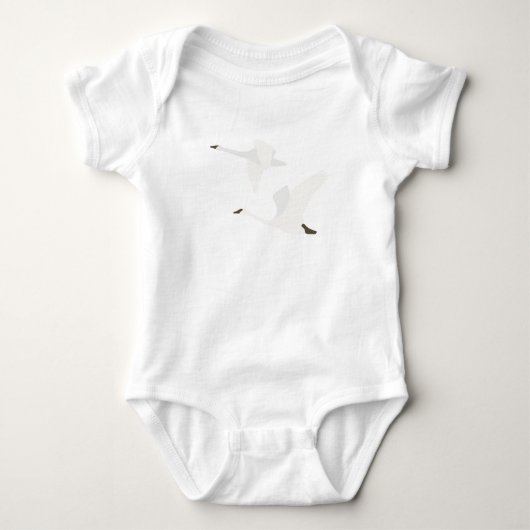 Het Swan Color Block T-shirt (Voorkant)