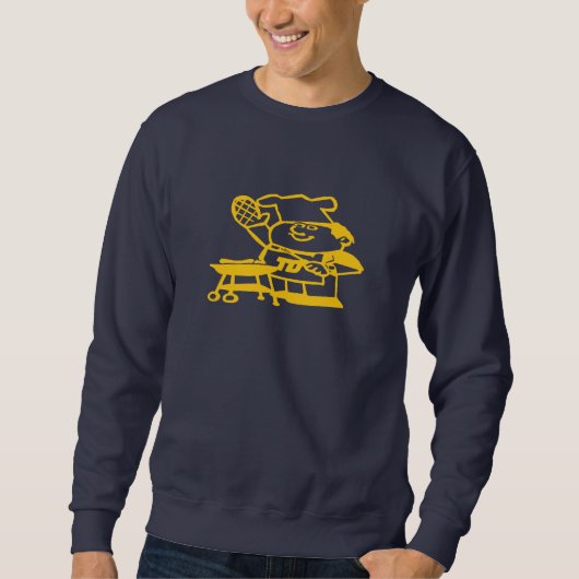 Het sweatshirt van de GOAT Tailgating Gear Mannen (Voorkant)
