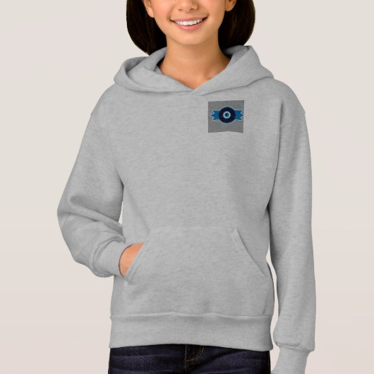 Het Sweatshirt van Evil Eye & Cartoon Kinderen (Voorkant)