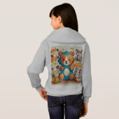 Het Sweatshirt van Evil Eye & Cartoon Kinderen (Achterkant volledig)