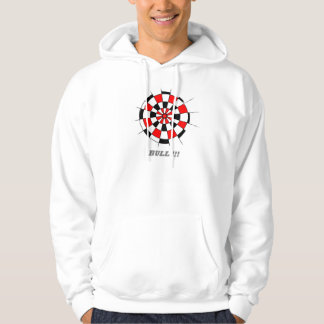 Het sweatshirt van het dartboard met kap