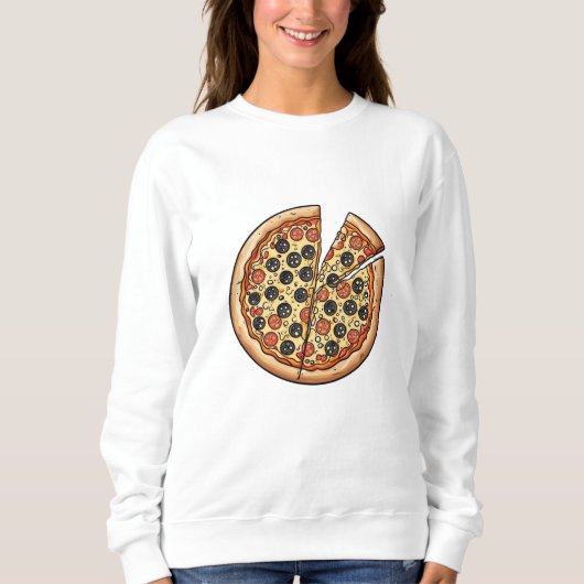 Het sweatshirt van Pizza Lover (Voorkant)