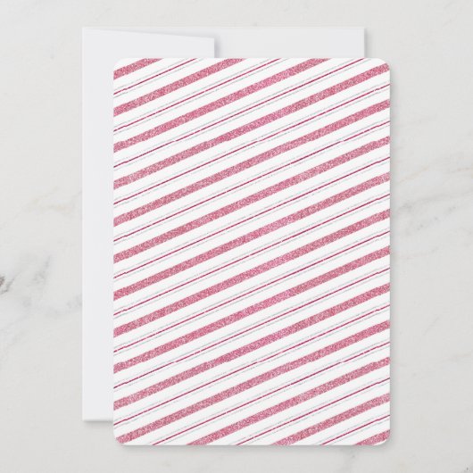 Het Sweet Arrival Baby shower van de Kerstman Kaart (Achterkant)