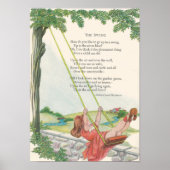 Het Swing Robert Louis Stevenson Nursery Poster (Voorkant)