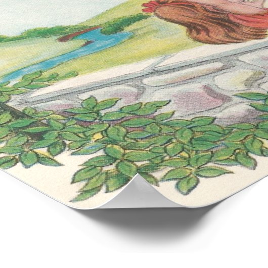 Het Swing Robert Louis Stevenson Nursery Poster (Hoek)