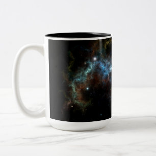 Het Sydeous Nexus-cluster Tweekleurige Koffiemok