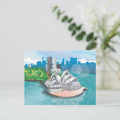 Het Sydney Opera House Briefkaart (Staand voorkant)