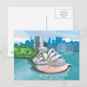 Het Sydney Opera House Briefkaart (Voorkant / Achterkant)