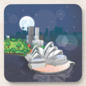Het Sydney Opera House Drankjes Onderzetter (Voorkant)