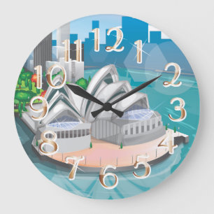 Het Sydney Opera House Grote Klok