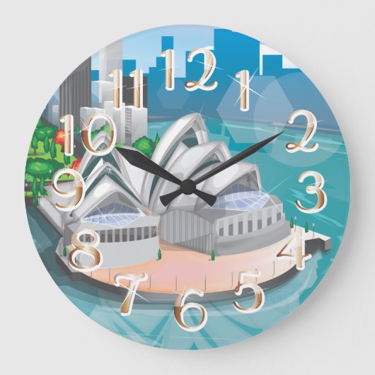 Het Sydney Opera House Grote Klok (Voorkant)