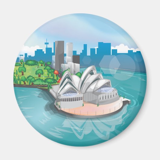 Het Sydney Opera House Magneet (Voorkant)