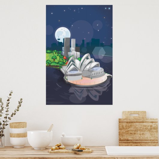 Het Sydney Opera House Poster (Keuken)