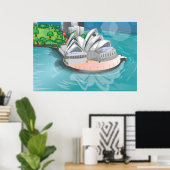 Het Sydney Opera House Poster (Thuiskantoor)