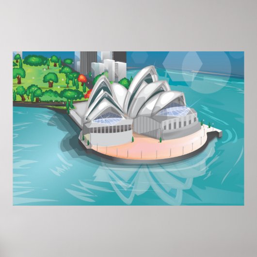 Het Sydney Opera House Poster (Voorkant)