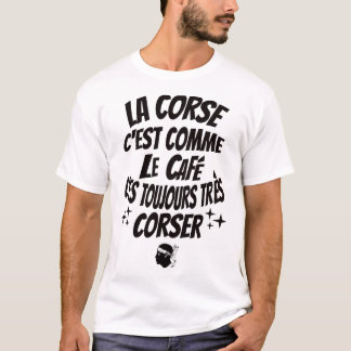 het symbolische cadeau van de Corsicaanse vlag T-shirt
