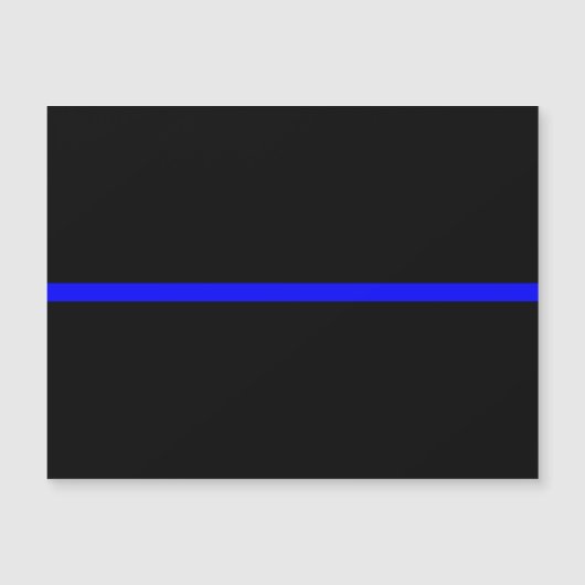 Het symbolische dun blauw lijnconcept (Voorkant)