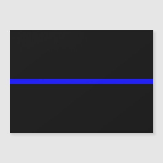 Het symbolische dun blauw lijnconcept (Voorkant)