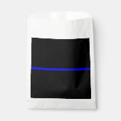 Het symbolische dun blauw lijnconcept bedankzakje (Voorkant)