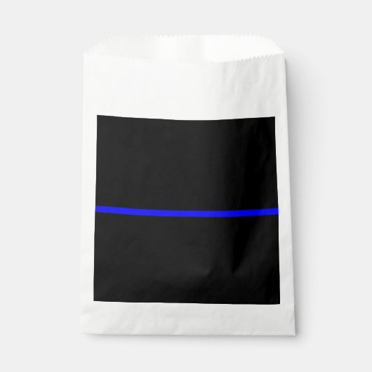Het symbolische dun blauw lijnconcept bedankzakje (Voorkant)