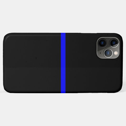 Het symbolische dun blauw lijnconcept Case-Mate iPhone case (Achterkant (horizontaal))