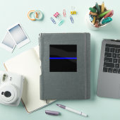 Het symbolische dun blauw lijnconcept sticker (iPad Cover)