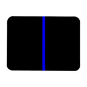 Het symbolische dun blauw lijndecor magneet (Horizontaal)