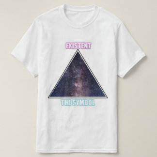 Het symbool aanwezig t-shirt