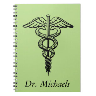Het symbool Caduceus Notitieboek