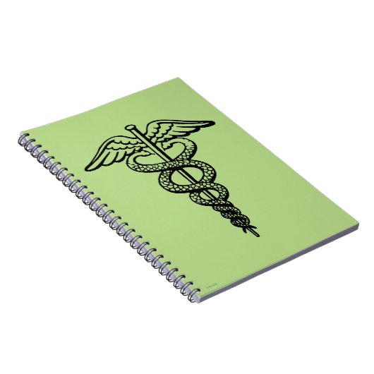 Het symbool Caduceus Notitieboek (Rechterzijde)